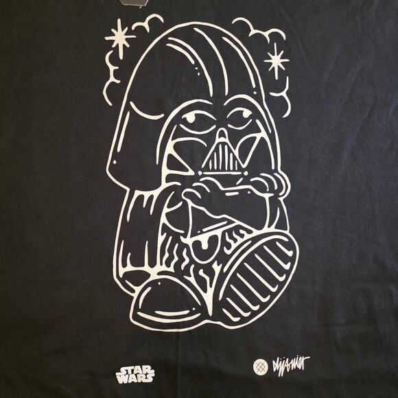 Star Wars Darth Vader Cartoon Graphic Tee NWT Men’s XXL All Gender Free Shipping - Picture 2 of 8